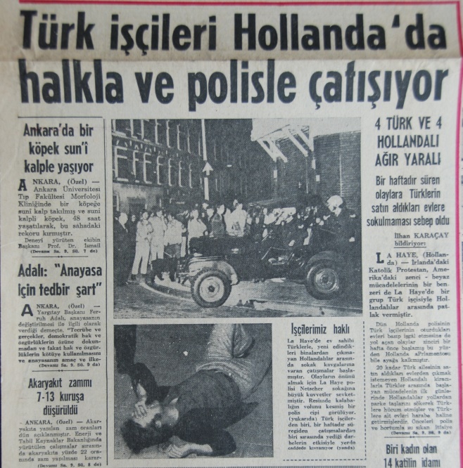 Göç tarihinde avrupalıların Türklere karşı uyguladıkları Rotterdam, Schiedam, Mölln ve Solingen faciaları