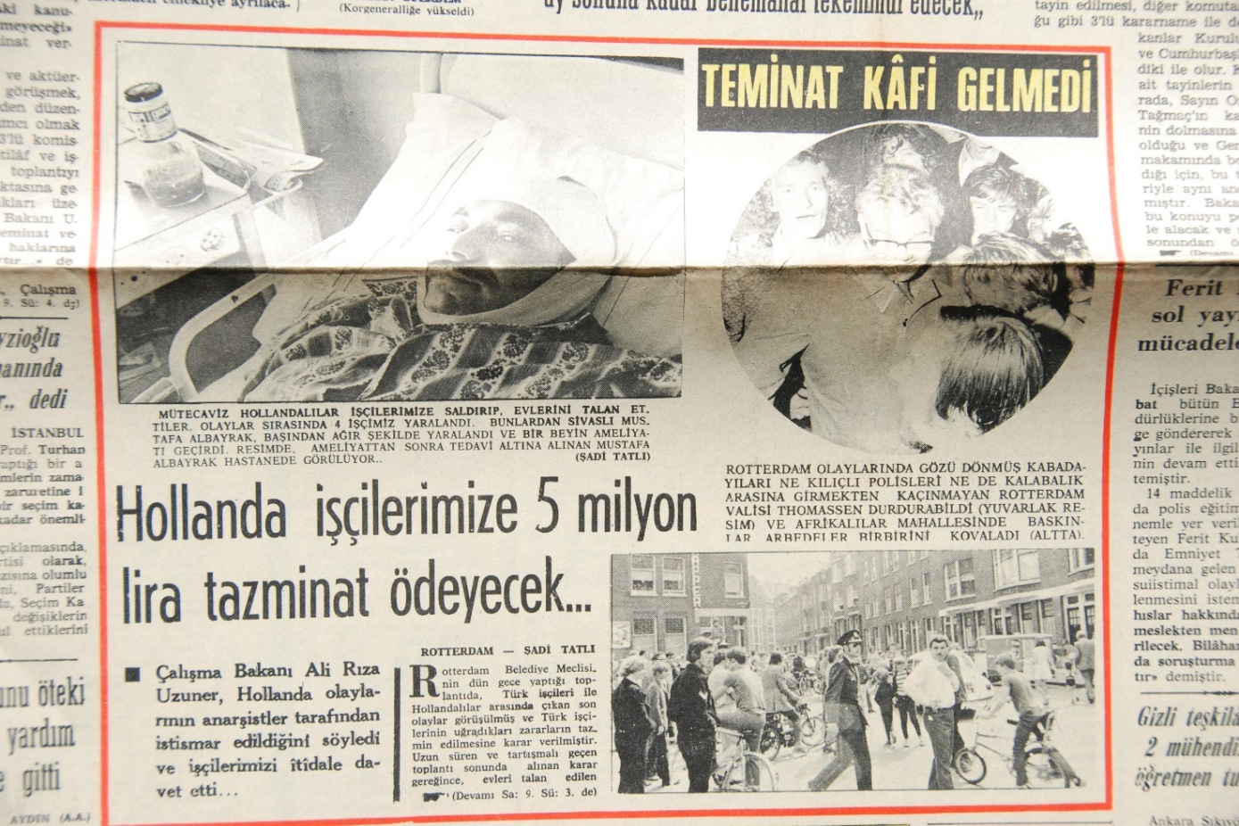 Göç tarihinde avrupalıların Türklere karşı uyguladıkları Rotterdam, Schiedam, Mölln ve Solingen faciaları
