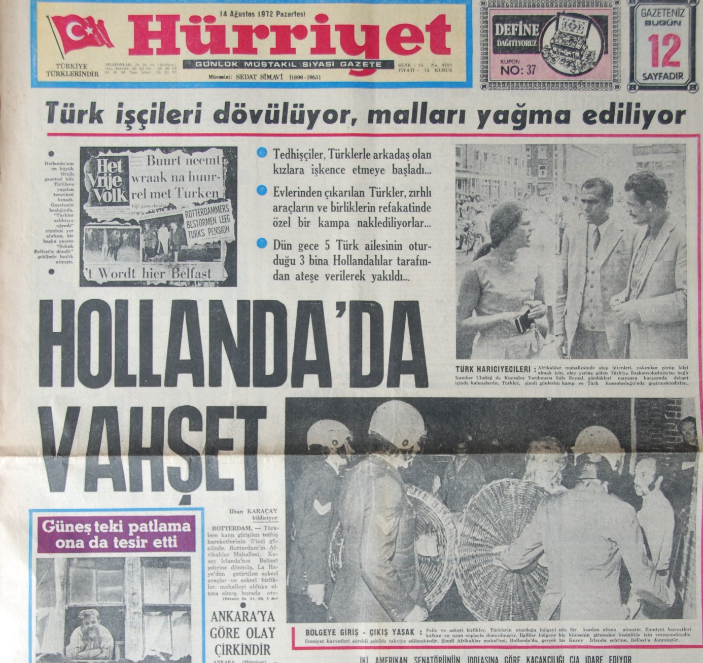 metin, gazete içeren bir resim Açıklama otomatik olarak oluşturuldu